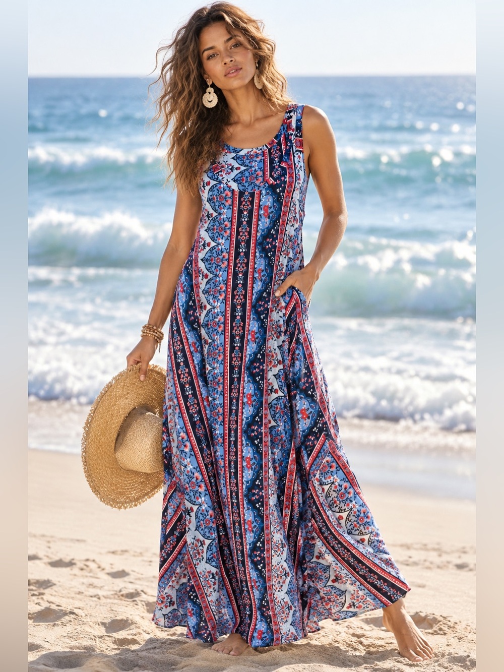 🌺 Soft Surroundings Santiago Maxi Dress